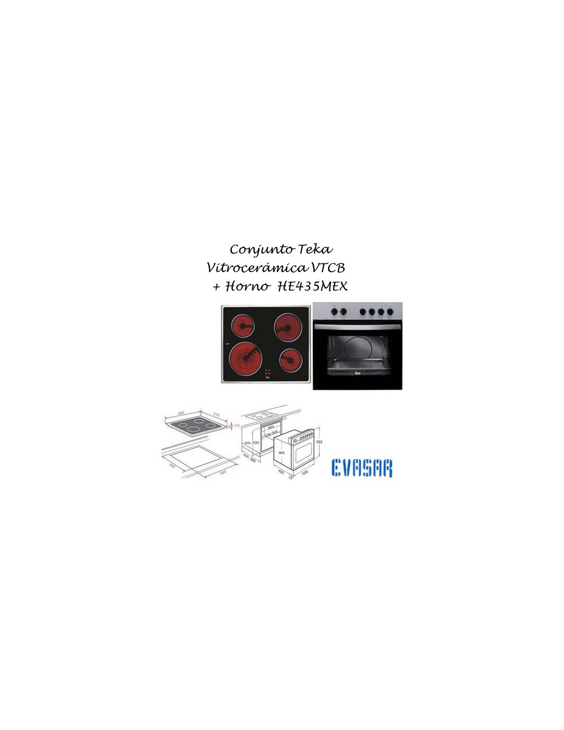 Conjunto de horno + vitro Teka - Electrodomésticos Elur