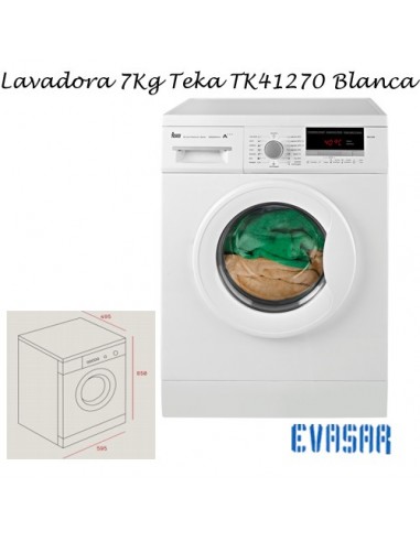 LAVADORA TK4 1270 BLANCA 7 S.LIBRE INSTALACION