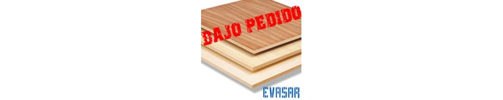 TABLERO MDF RECHAPADO DE MADERA NATURAL BAJO PEDIDO